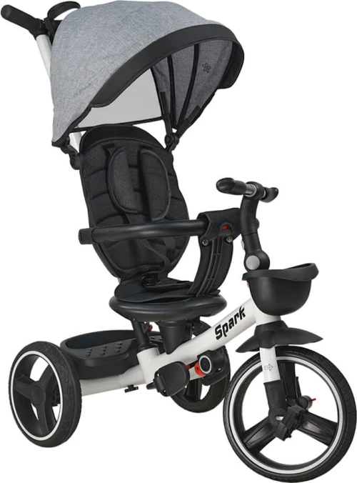 Bebe stars Ποδηλατάκι τρίκυκλο 360° Spark Grey 817-186