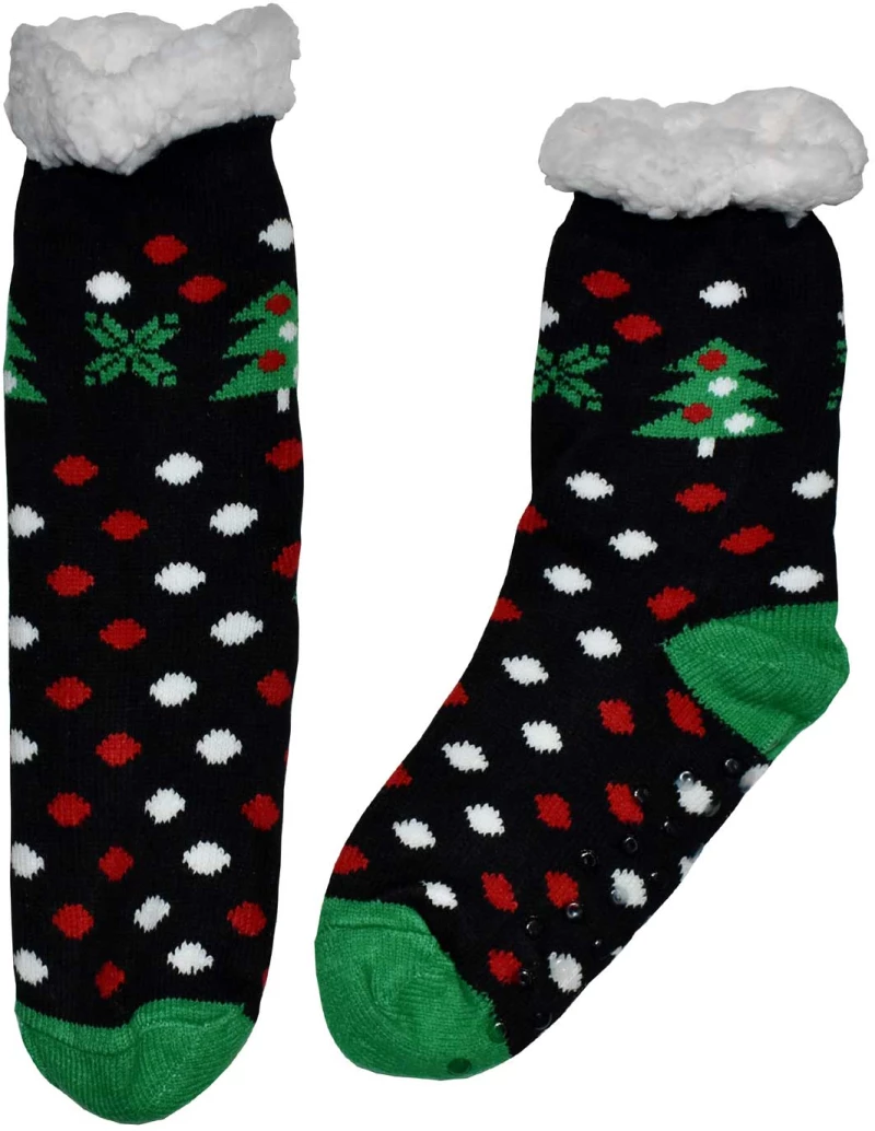 Καλτσοπαντόφλα Γυναικεία με Trendy Σχέδιο X'mas!