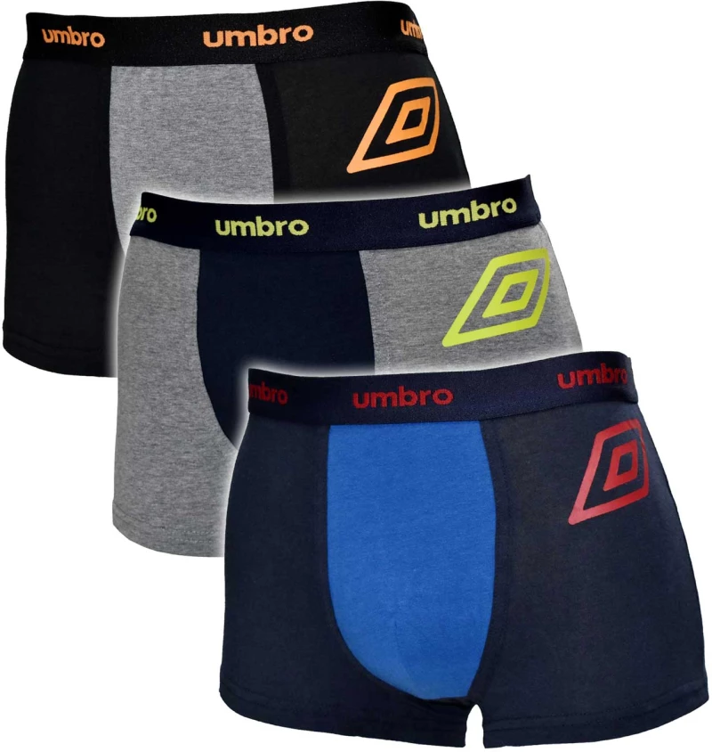 Umbro Boxer Hipsters Ανδρικά Εσώρουχα Smart Pack 3 Τεμαχίων