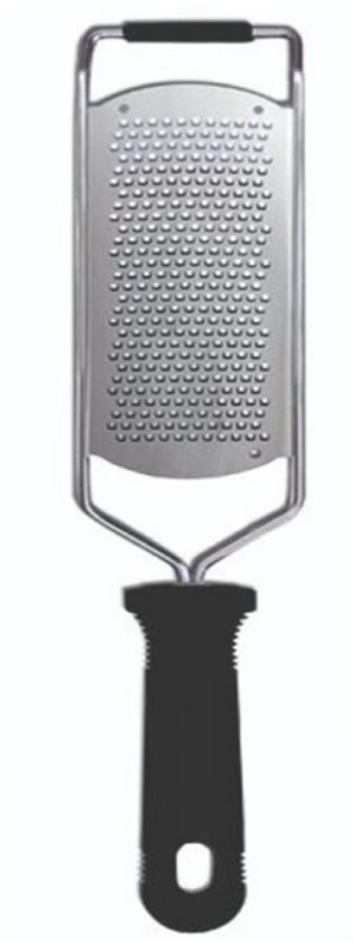 Τρίφτης Ψιλός Inox Fine Με Μαύρη Λαβή Cutlery Pro 29,6x6,5 εκ.