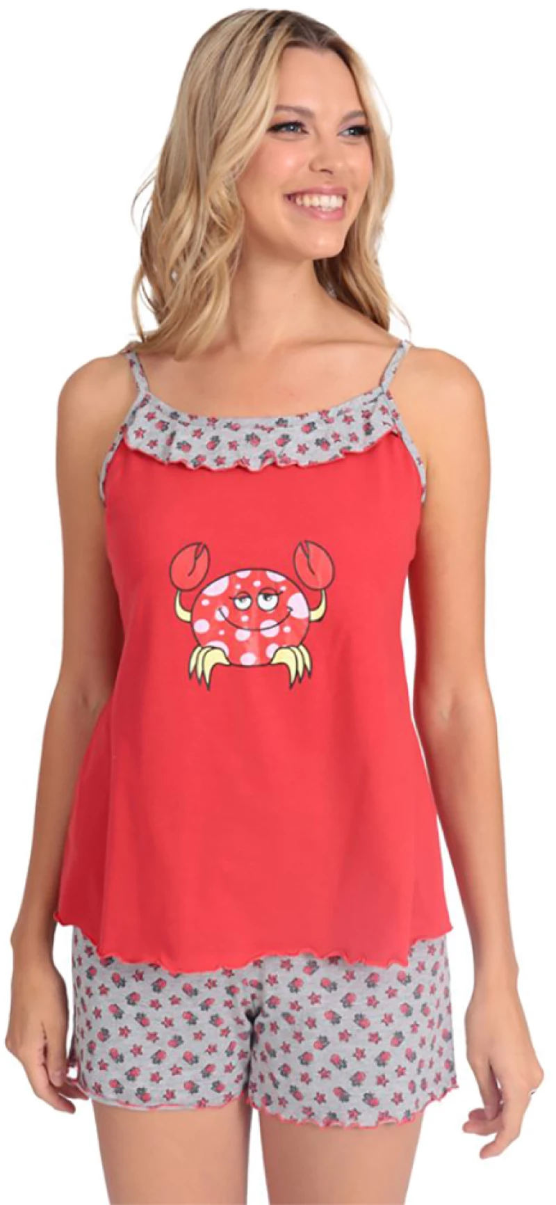 Lydia Creations Γυναικεία Πυτζάμα SS/22 22067-458 - Lydia Creations