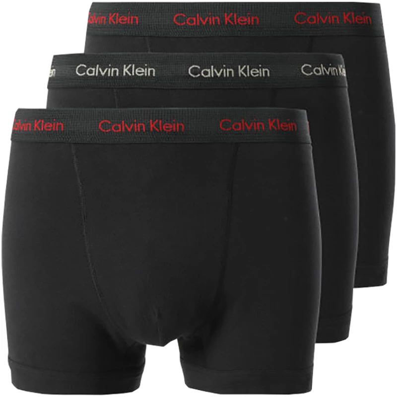 Calvin Klein Boxer Cotton Stretch Trunk Shorty 3 Pack 000NB3056A-6G6 - Calvin Klein