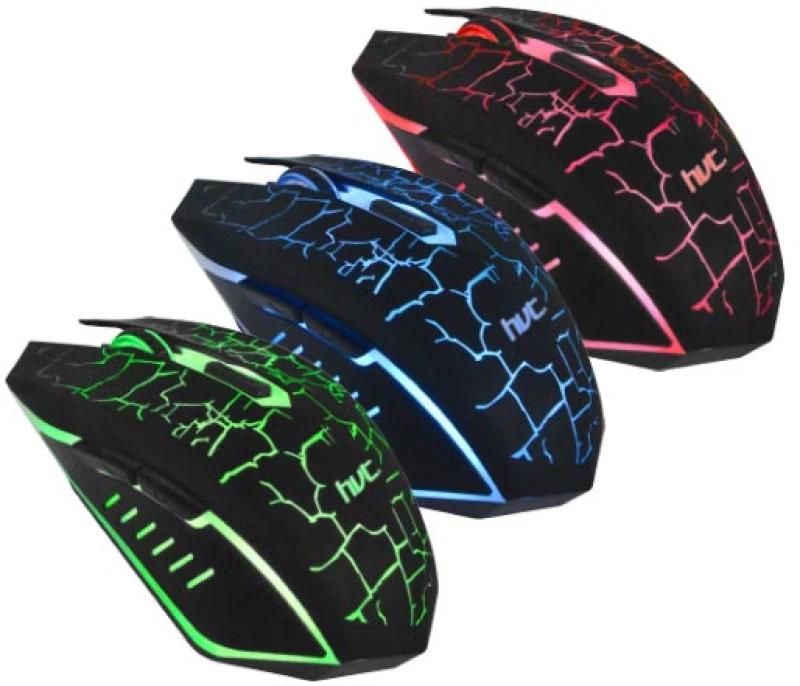 Gaming mouse 6Keys w/Mouse Pad w/7 colors lighting effects
