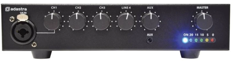 Adastra UA30 Mini Ενισχυτής Μίκτης 100V 30W RMS ( Τεμάχιο) - OEM