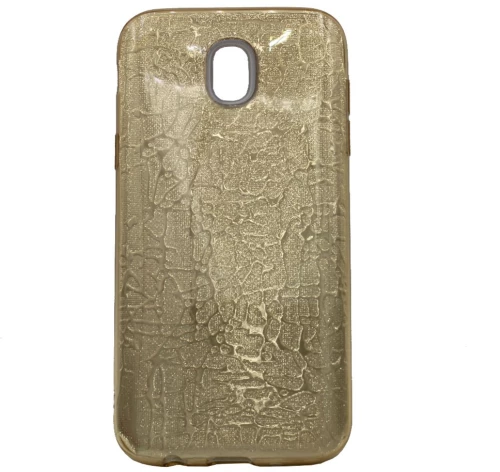 Θήκη TPU με αποσπώμενο Glitter για Samsung J5 2017 - χρυσό