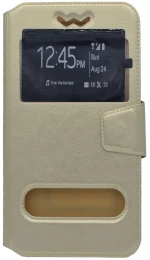 Θήκη flip με Call Display και STAND για UNIVERSAL 5.3"- 5.8" - χρυσό