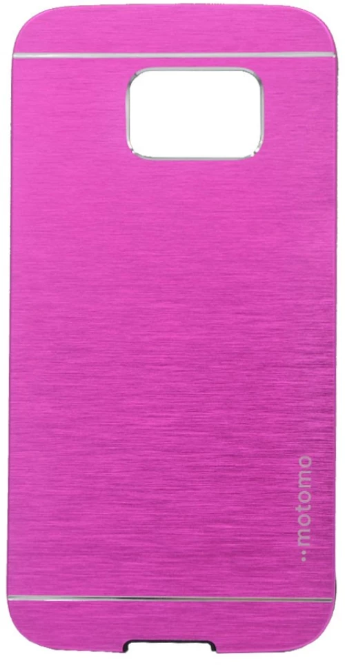 Θήκη μεταλλική Motomo για Samsung S6 Edge - φούξια