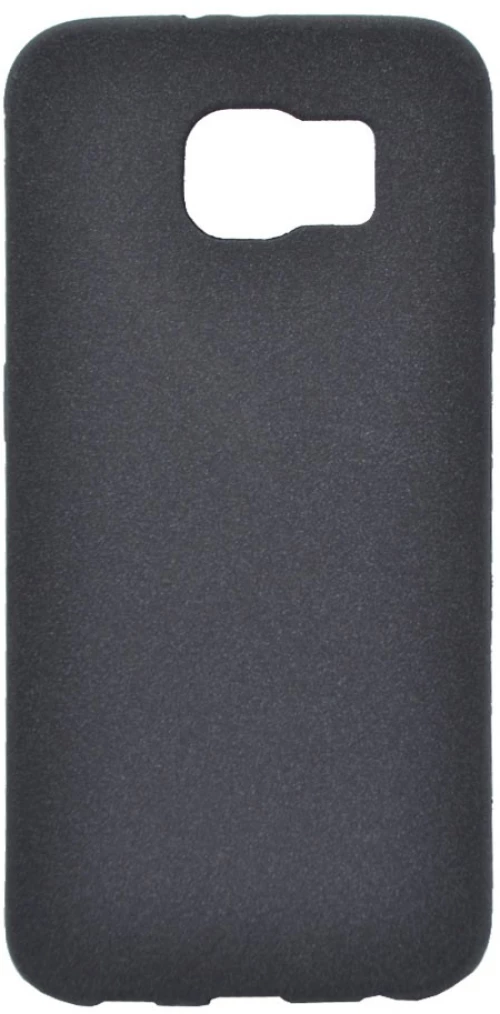 Θήκη σιλικόνης TPU Ultra Slim 0.3mm soft υφή mat για Samsung Galaxy S6 - μαύρο