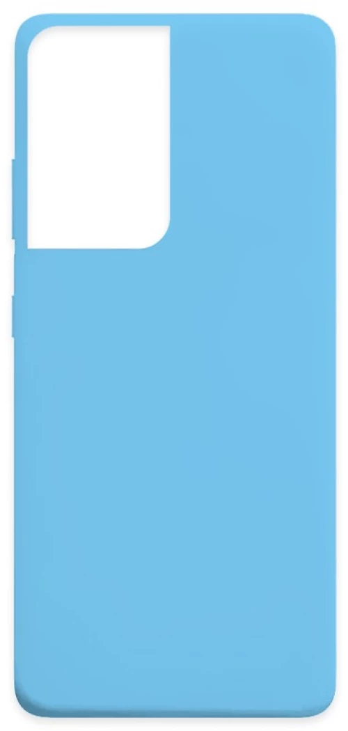 Θήκη σιλικόνης TPU Ultra Slim 0.3mm soft mat για Samsung Galaxy S21 Ultra - Baby Blue