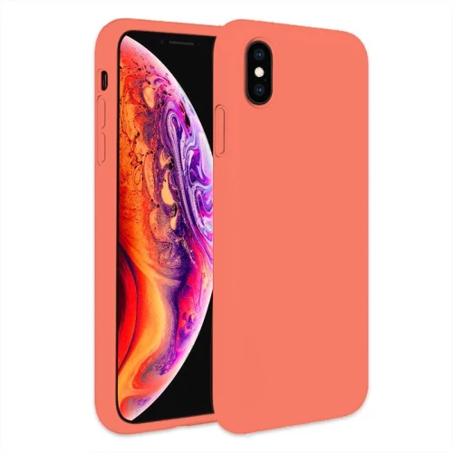 Θήκη Silky And Soft για iPhone X/XS - Σομόν