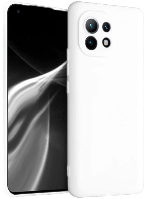 Θήκη σιλικόνης TPU Ultra Slim 0.3mm soft mat για Xiaomi Mi 11 - Λευκό