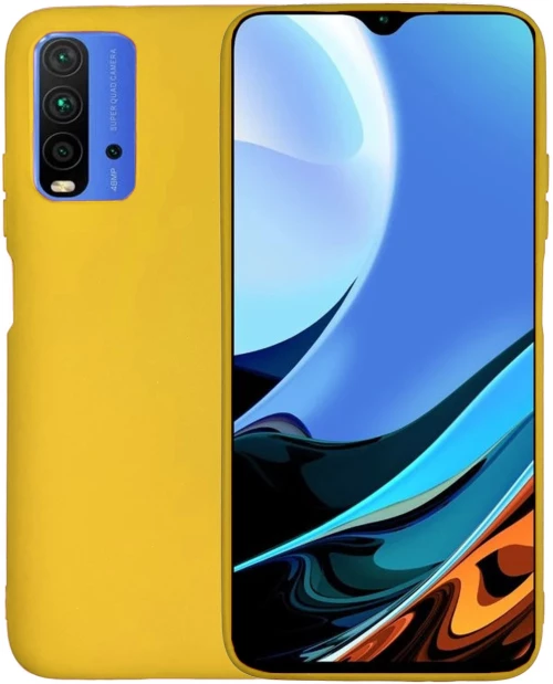 Θήκη σιλικόνης TPU Ultra Slim 0.3mm soft mat για Xiaomi Poco M3 / Redmi 9T - Κίτρινο