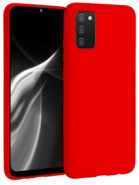 Θήκη Silky And Soft για Samsung Galaxy A02s - Κόκκινο Φλούο