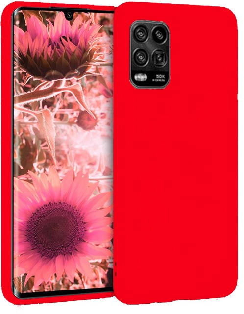 Θήκη Silky And Soft για Xiaomi Mi 10 Lite - Κόκκινο