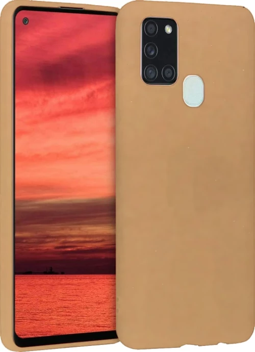 Θήκη Silky And Soft για Samsung A21s - Χρυσό