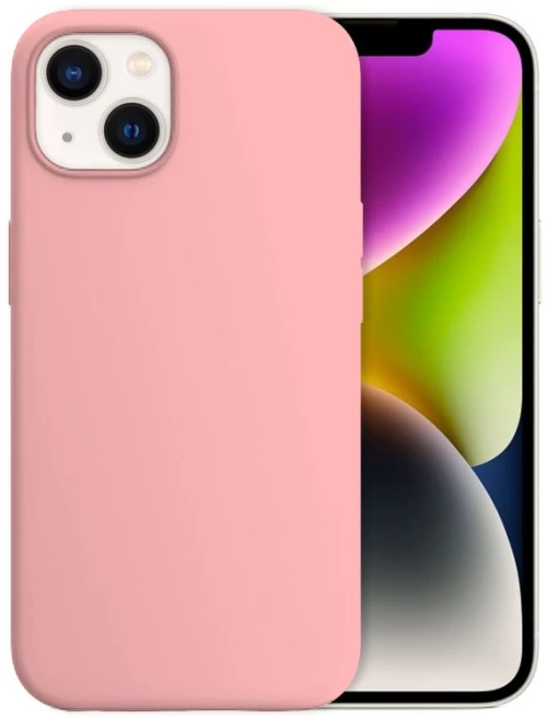 Θήκη Silky And Soft για Apple iPhone 14 - Ροζ