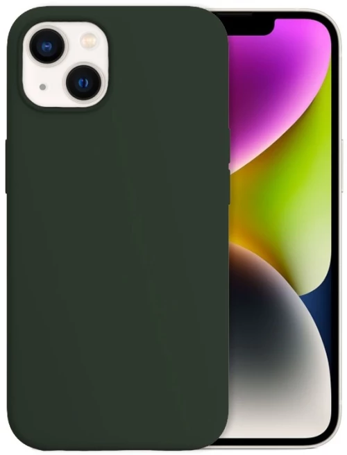 Θήκη Silky And Soft για Apple iPhone 14 Plus - Σκούρο Πράσινο