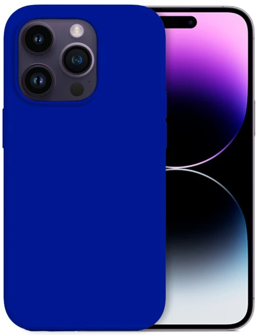 Θήκη Silky And Soft για Apple iPhone 14 Pro - Μπλε