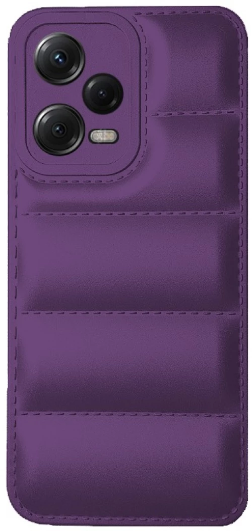 Θήκη Puffer για Xiaomi Poco X5 / Redmi Note 12 - Σκούρο Μωβ