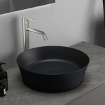 Ideal Standard Νιπτήρας Επικαθήμενος Φ40 Ipalyss Black Matt E1398V3