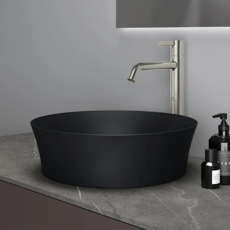Ideal Standard Νιπτήρας Επικαθήμενος Φ40 Ipalyss Black Matt E1398V3