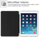 Θήκη iPad Trifold Smart View και πίσω TPU για iPad Mini 2/3/4 - Μαύρο