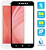 3D Tempered Glass Full Cover & Full Glue για Xiaomi Redmi Note 5A/5A Prime - μαύρο