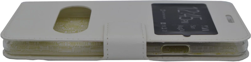 Θήκη flip με Call Display,δυνατότητα απάντησης και STAND για Samsung A3 2016 - λευκό