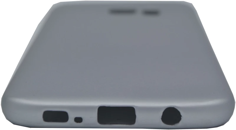 Θήκη σιλικόνης TPU Ultra Slim 0.3mm soft mat για Samsung S7 Edge - ασημί