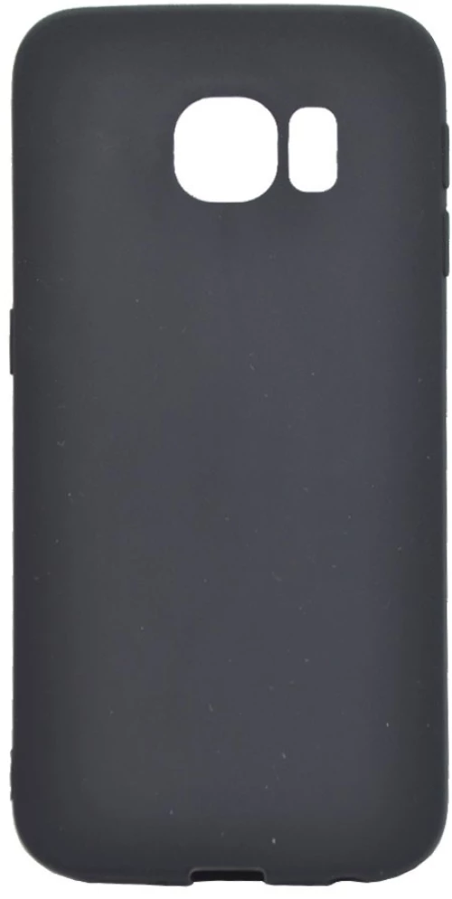 Θήκη σιλικόνης TPU Ultra Slim 0.3mm soft mat για Samsung S6 Edge - μαύρο