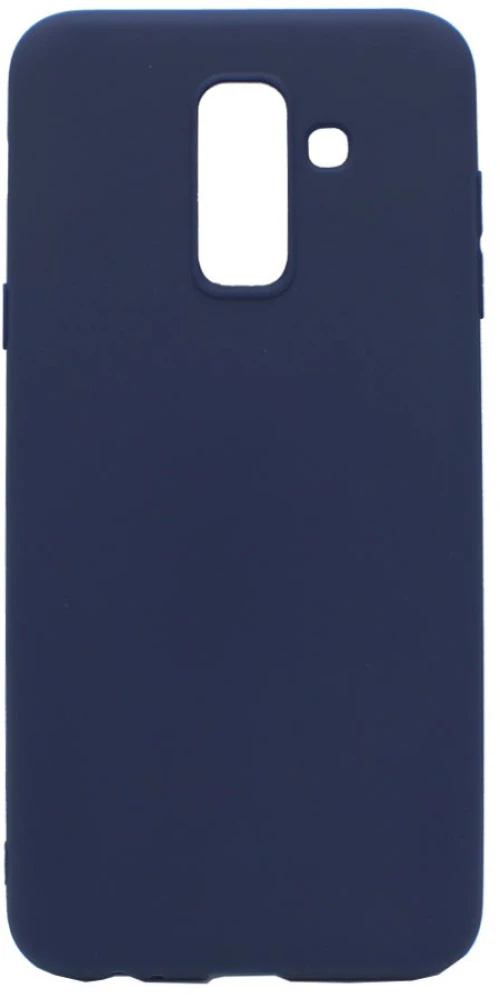 Θήκη σιλικόνης TPU Ultra Slim 0.3mm soft mat για Samsung A6 Plus 2018 - σκούρο μπλε