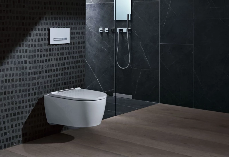 Geberit Λεκάνη Κρεμαστή One rimless Λευκή Με Καπάκι Soft Close 500.202.01.1