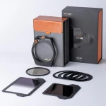 K&F Concept Square Filter Holder System Pro Kit (Filter Holder + 95mm CPL + Square GND8 Filter + ND1000 (10 Stop) + 4 Filter Adapter Rings(SKU.1808)