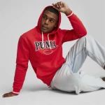 PUMA SQUAD Hoodie FL 676017-11 PUMA Κόκκινο