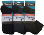 Ανδρικές Ισοθερμικές Κάλτσες Trendy Μέχρι Το Γόνατο 3 Pack Multicolor