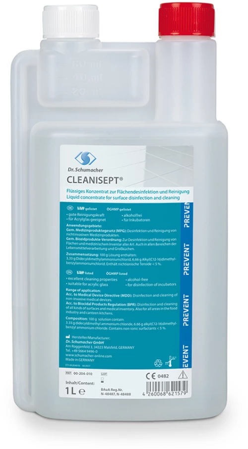ΑΠΟΛΥΜΑΝΤΙΚΟ ΕΠΙΦΑΝΕΙΩΝ  CLEANISEPT -1000ML (ΣΥΜΠΥΚΝΩΜΕΝΟ)