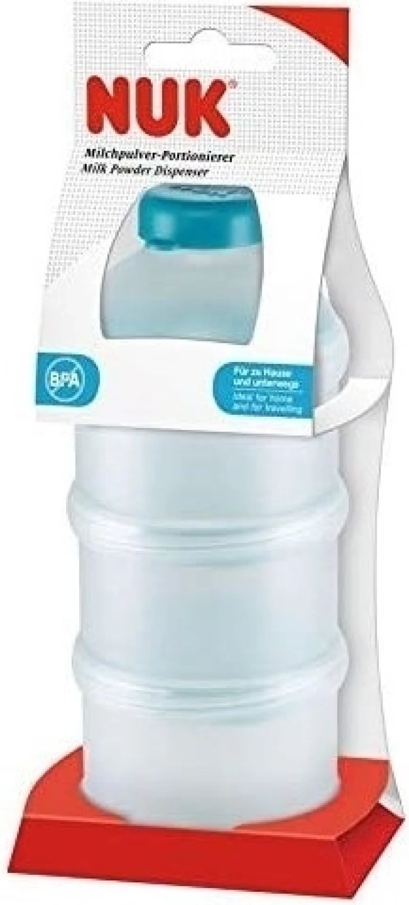 Nuk Milk Powder Dispenser Θήκη Δοσομετρητής Σκόνης Γάλακτος Χρώμα:Μπλε