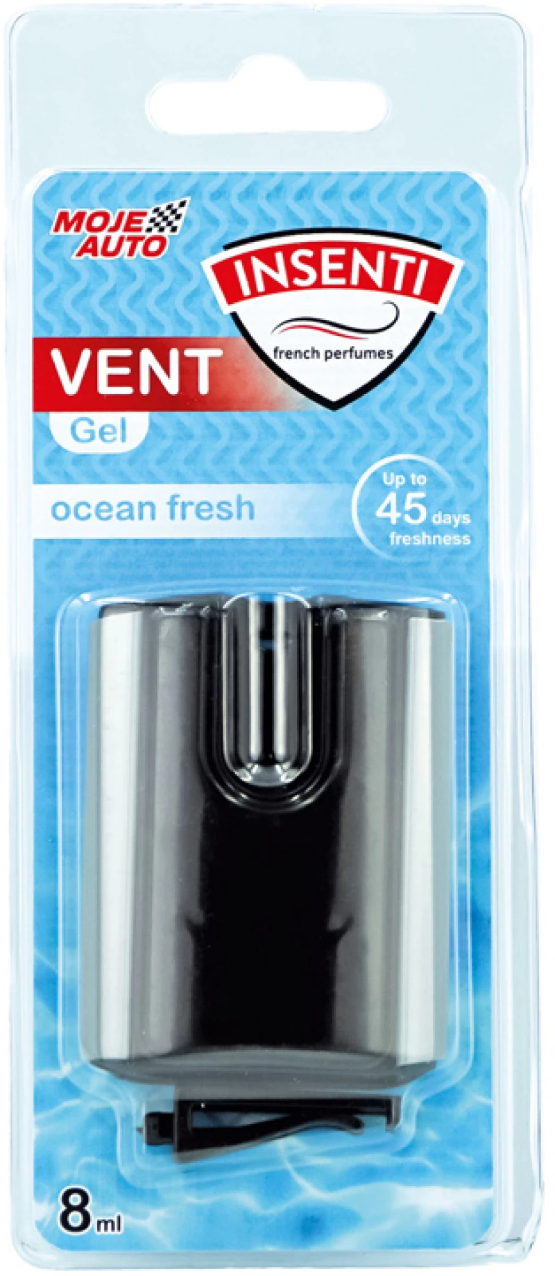 MOJE AUTO αρωματικό αεραγωγών αυτοκινήτου 15-552, ocean fresh, gel, 8ml