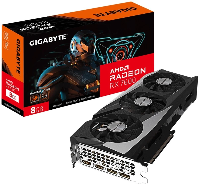 Κάρτα γραφικών Radeon RX 7600 Gaming OC 8G GDDR6 128bit 2DP/2HDMI