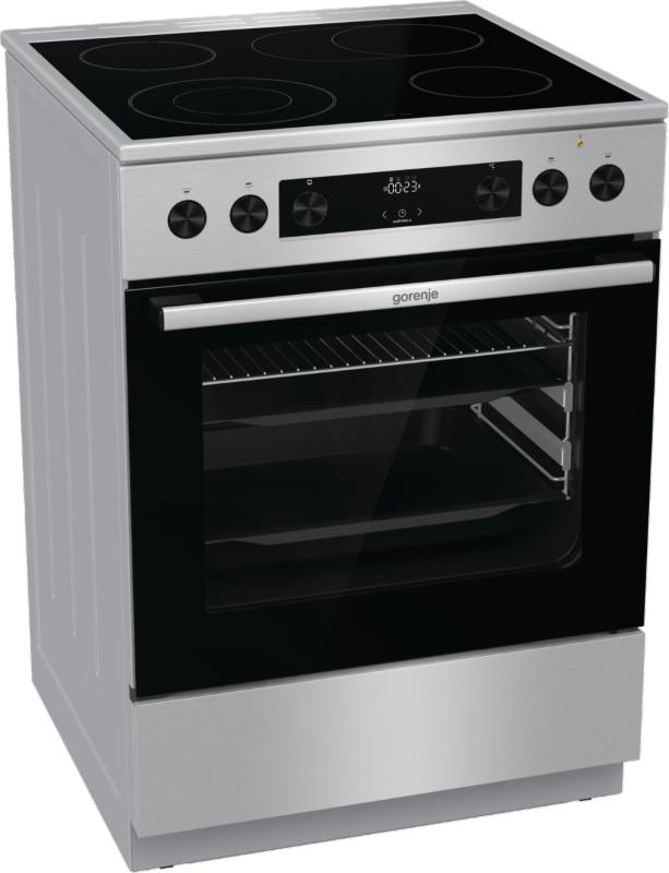 Κουζίνα Κεραμική Gorenje GECS6C70XPA Inox