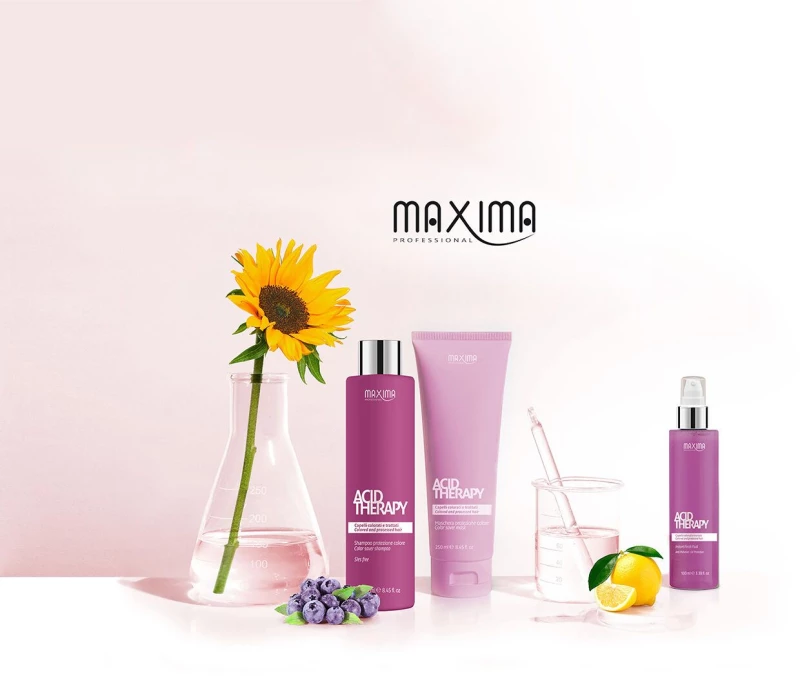 MAXIMA ACID THERAPY ΜΑΣΚΑ ΠΡΟΣΤΑΣΙΑΣ ΧΡΩΜΑΤΟΣ ΒΑΜΜΕΝΩΝ ΜΑΛΛΙΩΝ 250ML