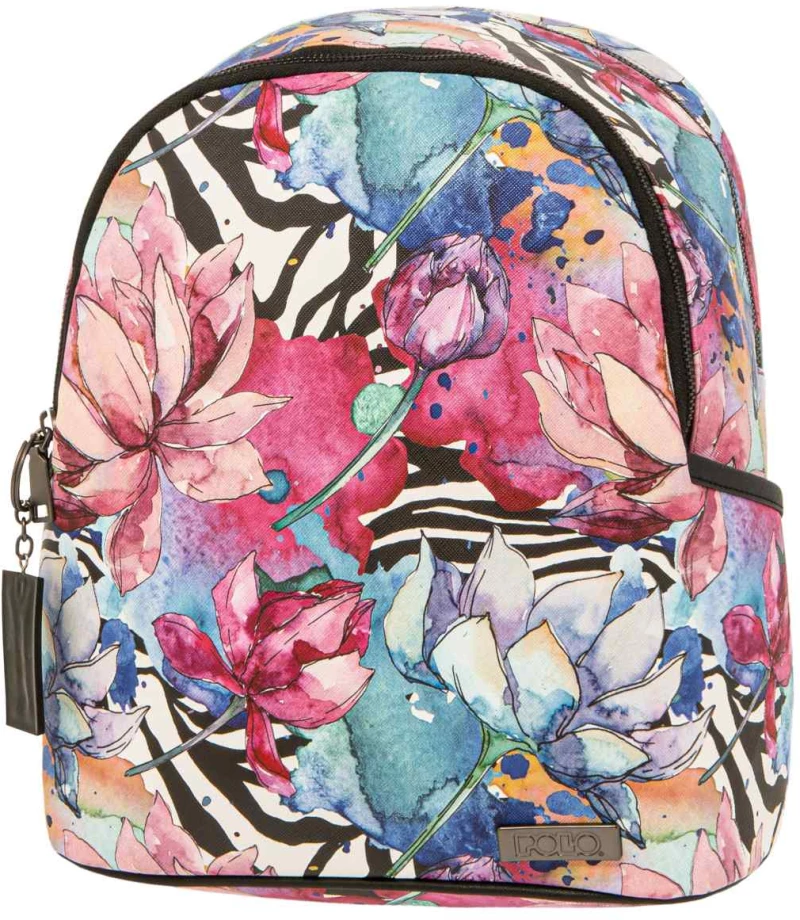 POLO LYDIA ΓΥΝΑΙΚΕΙΟ ΣΑΚΙΔΙΟ ΠΛΑΤΗΣ ΠΟΛΥΧΡΩΜΟ 907049-8242