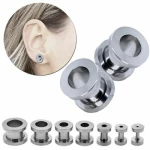 ΣΚΟΥΛΑΡΙΚΙ ΑΤΣΑΛΙ FLESH TUNNEL ΑΣΗΜΙ 6MM