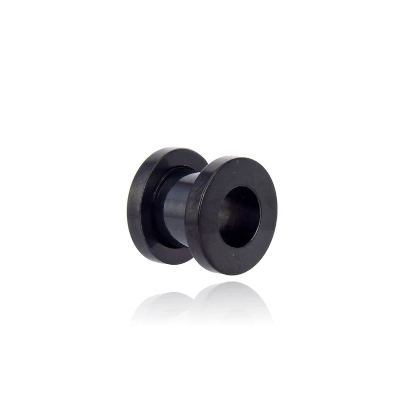 ΣΚΟΥΛΑΡΙΚΙ ΑΤΣΑΛΙ FLESH TUNNEL ΜΑΥΡΟ 3MM