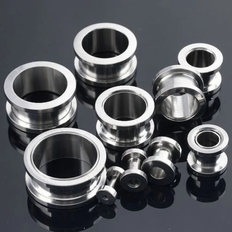 ΣΚΟΥΛΑΡΙΚΙ ΑΤΣΑΛΙ FLESH TUNNEL ΜΑΥΡΟ 3MM