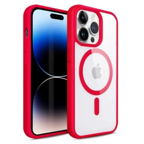 Iphone 11 Pro 6.12" MagSafe Case Clear - Κόκκινο