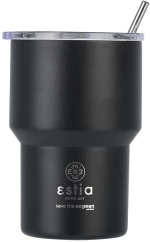 Θερμός Mug Lite 400ml Save the Aegean Midnight Black Estia Home Art 01-18443