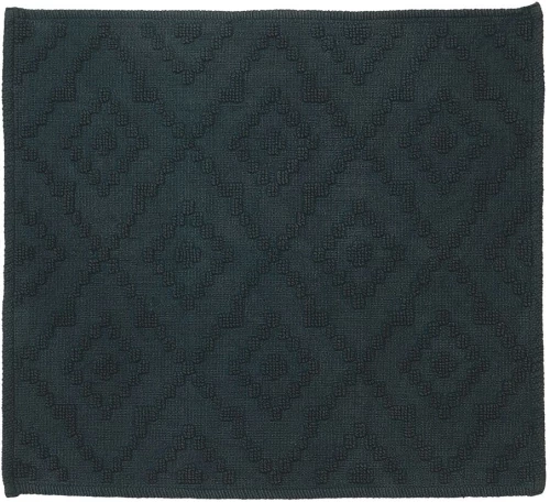 Ταπέτο Μπάνιου 60x60cm 100% Cotton Dark Green Sealskin Aztec  800099