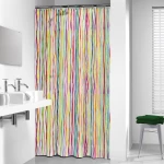Κουρτίνα Μπάνιου Πλαστική Peva 180x200cm Multi Sealskin Rigato 212181302