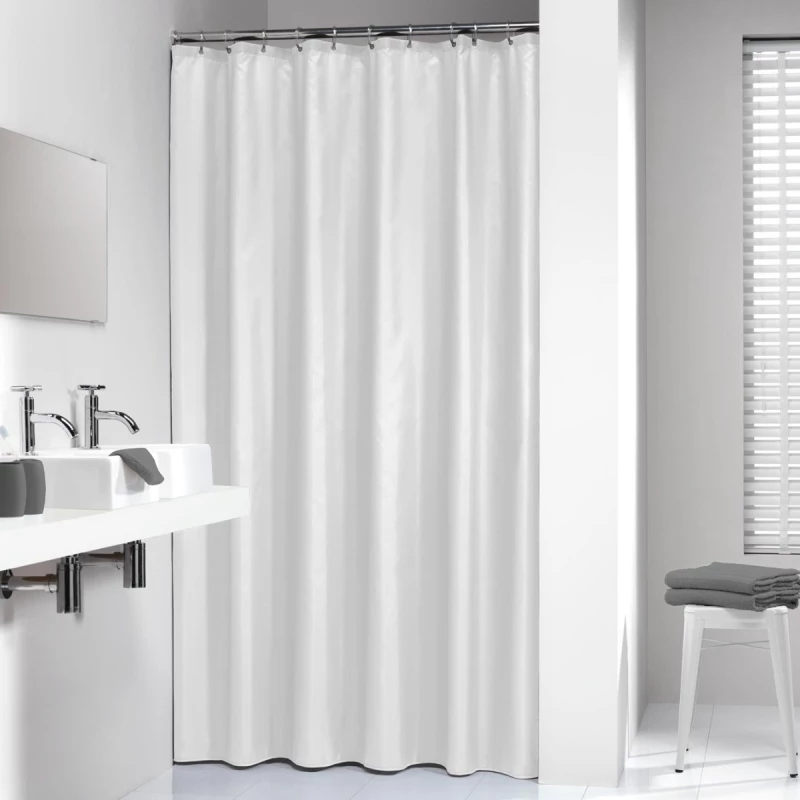 Κουρτίνα Μπάνιου Πλαστική Peva 180x200cm White Sealskin Granada 217001310